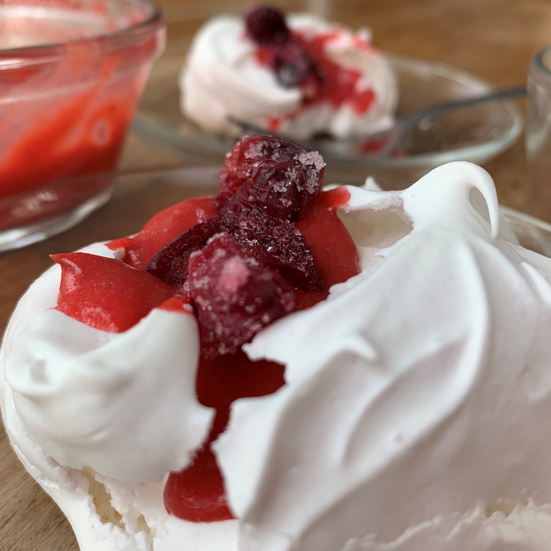 Cranberry Meringue