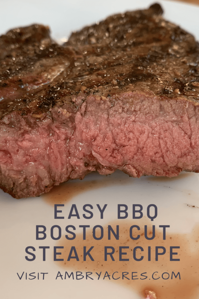 Easy BBQ Boston Cut Steak