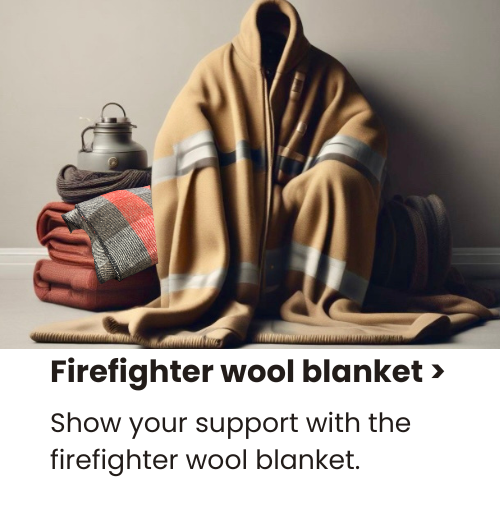 Firefighter Collection Wool Blankets Ambry Acres